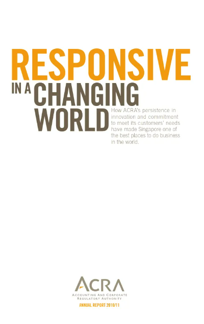 ACRA Annual Report 2010-2011