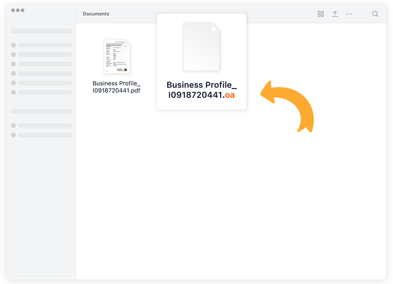 Verify - Upload OA Verify - Upload OA